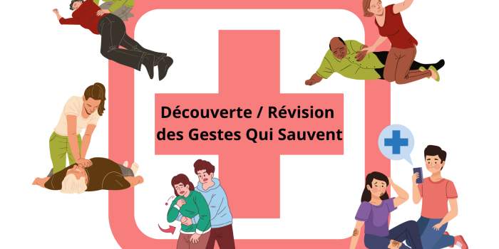 Atelier découverte / révision des Gestes Qui Sauvent (session sur 2 samedis les 15 et 22 mars)